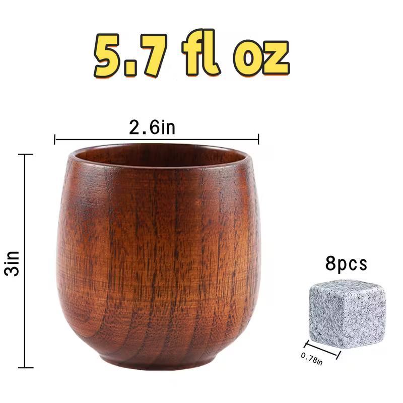 Burnt Wood Bourbon Whiskey Glass, Vintage Style, Ideal Gift For Men - Classic Vintage Style