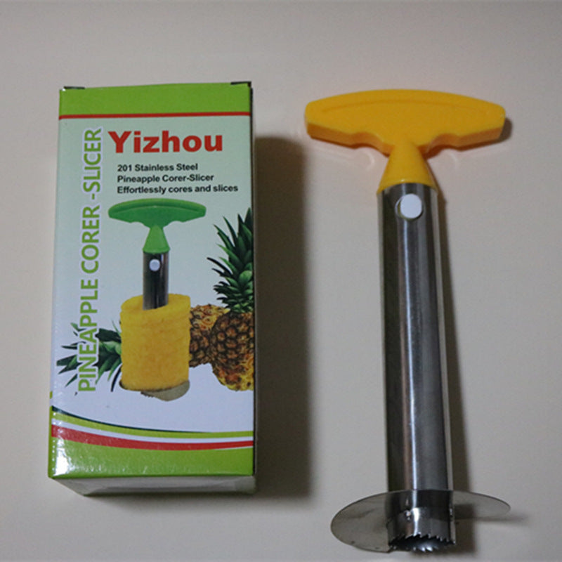 Stainless Steel Pineapple Peeler & Corer – Fast Fruit Cutter