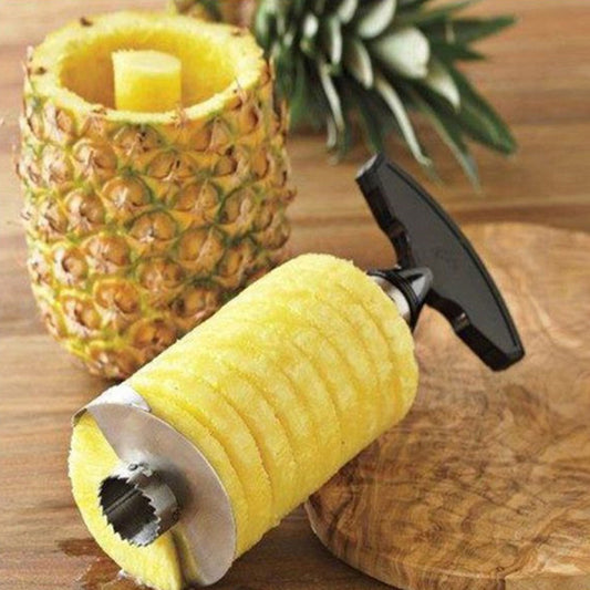 Stainless Steel Pineapple Peeler & Corer – Fast Fruit Cutter