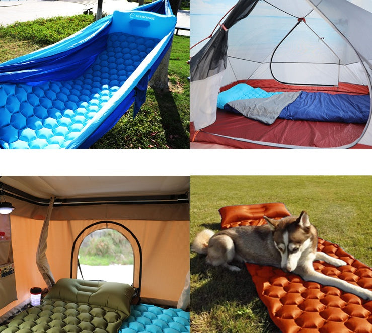 Outdoor Camping Inflatable Honeycomb Mattress -Tent Sleeping Mat