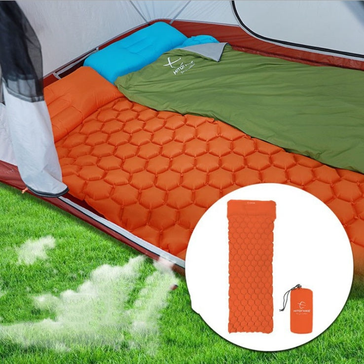 Outdoor Camping Inflatable Honeycomb Mattress -Tent Sleeping Mat