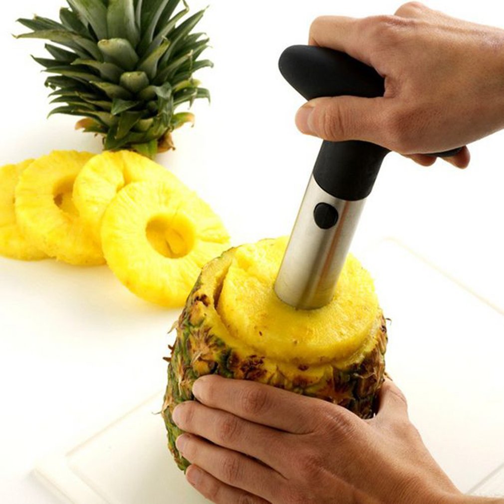 Stainless Steel Pineapple Peeler & Corer – Fast Fruit Cutter