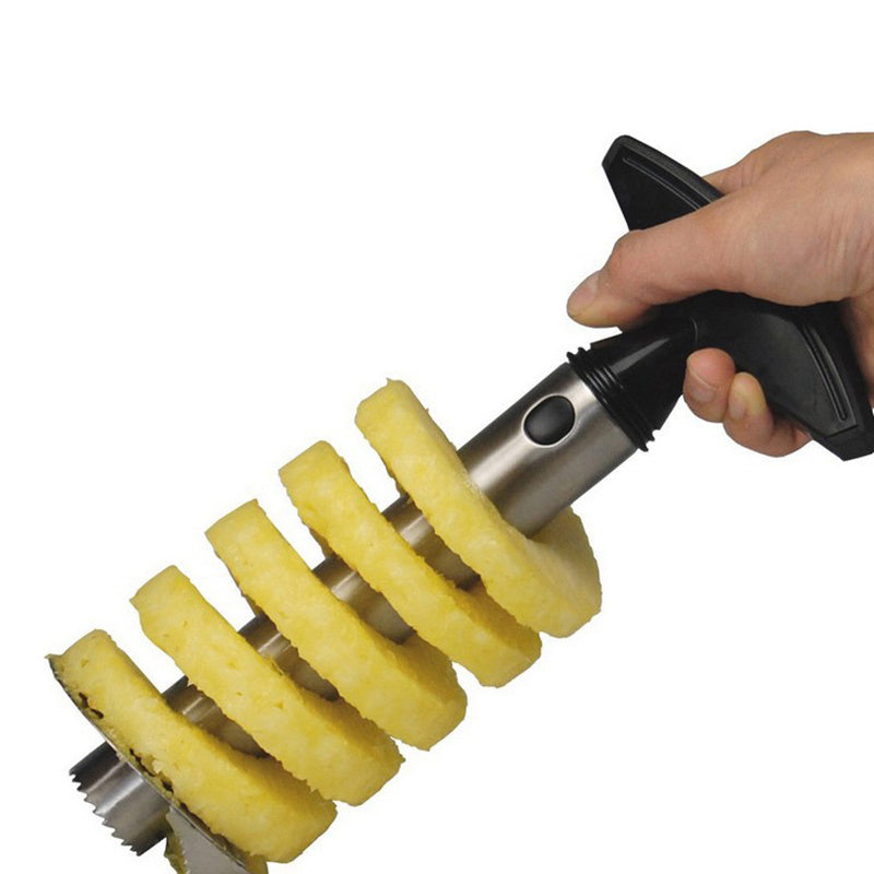 Stainless Steel Pineapple Peeler & Corer – Fast Fruit Cutter
