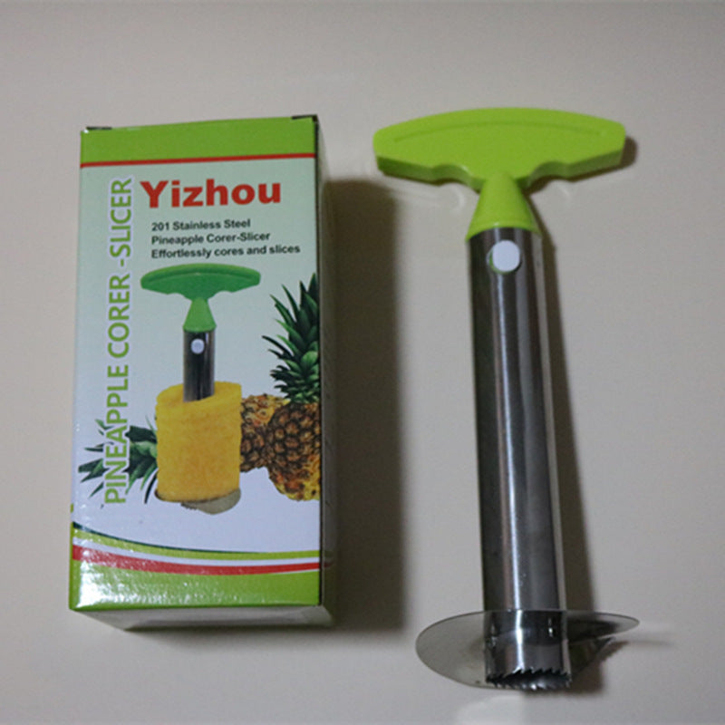 Stainless Steel Pineapple Peeler & Corer – Fast Fruit Cutter