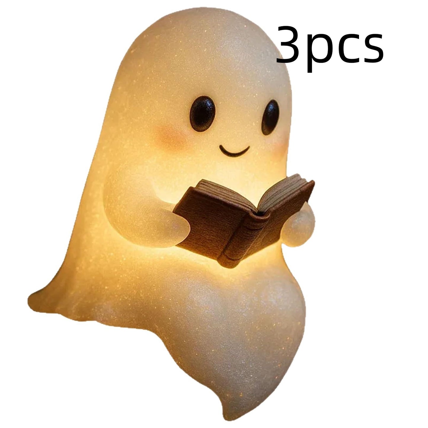 Cute LED Ghost Night Light – Warm Glow Bedside Companion