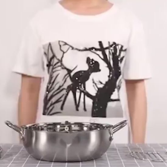 Stainless Steel Telescopic Folding Basket Frying B